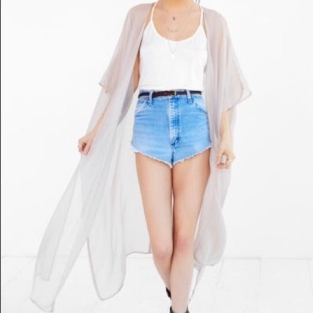 Ecote gauzy maxi kimono